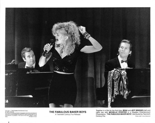 Michelle Pfeiffer FABULOUS BAKER BOYS original press photo Jeff & Beau Bridges