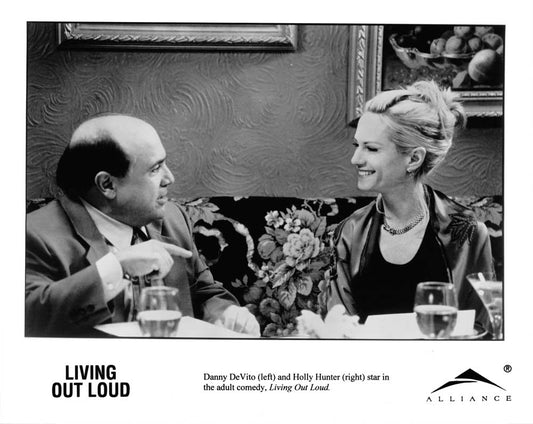 Holly Hunter LIVING OUT LOUD Danny DeVito original press photo