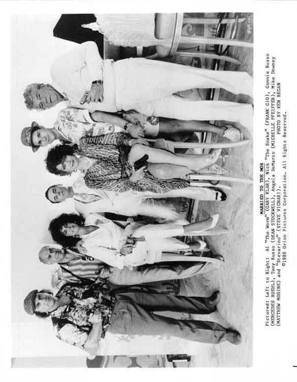 Michelle Pfeiffer 1988 MARRIED TO THE MOB Matthew Modine press kit 11 stills