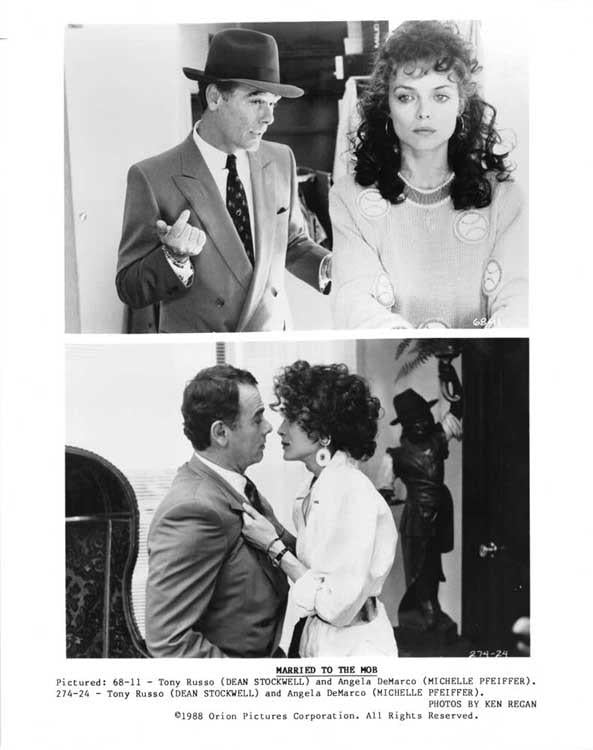 Michelle Pfeiffer 1988 MARRIED TO THE MOB Matthew Modine press kit 11 stills
