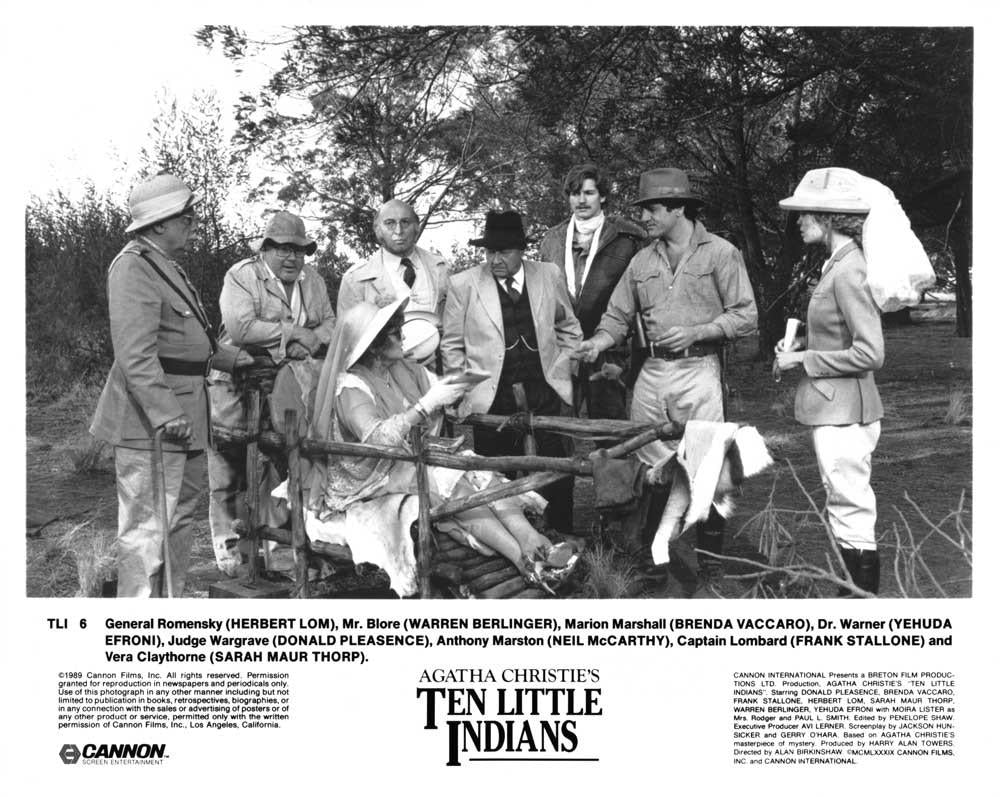 Cannon Films ROCKULA, RIVER OF DEATH, TEN LITTLE INDIANS press kit with photos