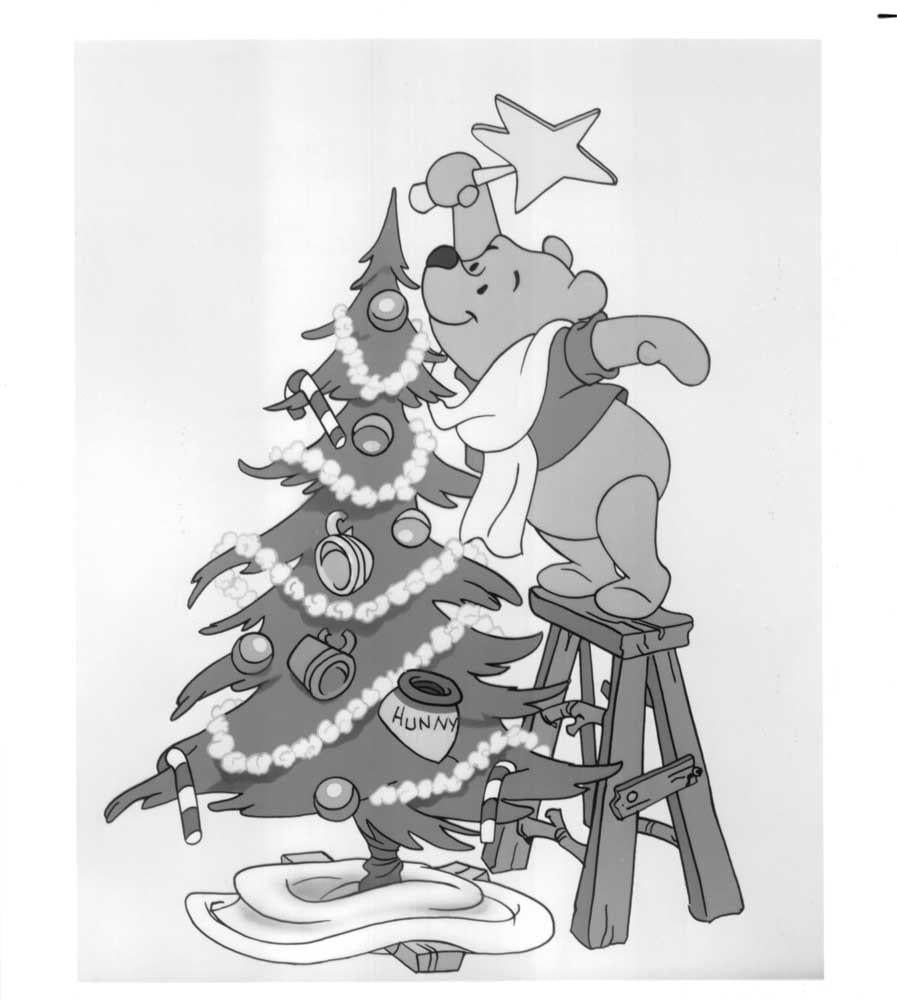 Disney 1991 WINNIE THE POOH AND CHRISTMAS TOO press kit with photos