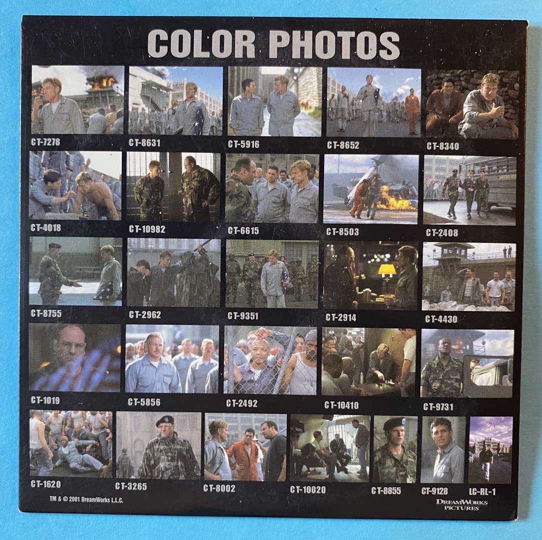 James Gandolfini LAST CASTLE Robert Redford Mark Ruffalo press kit 2001