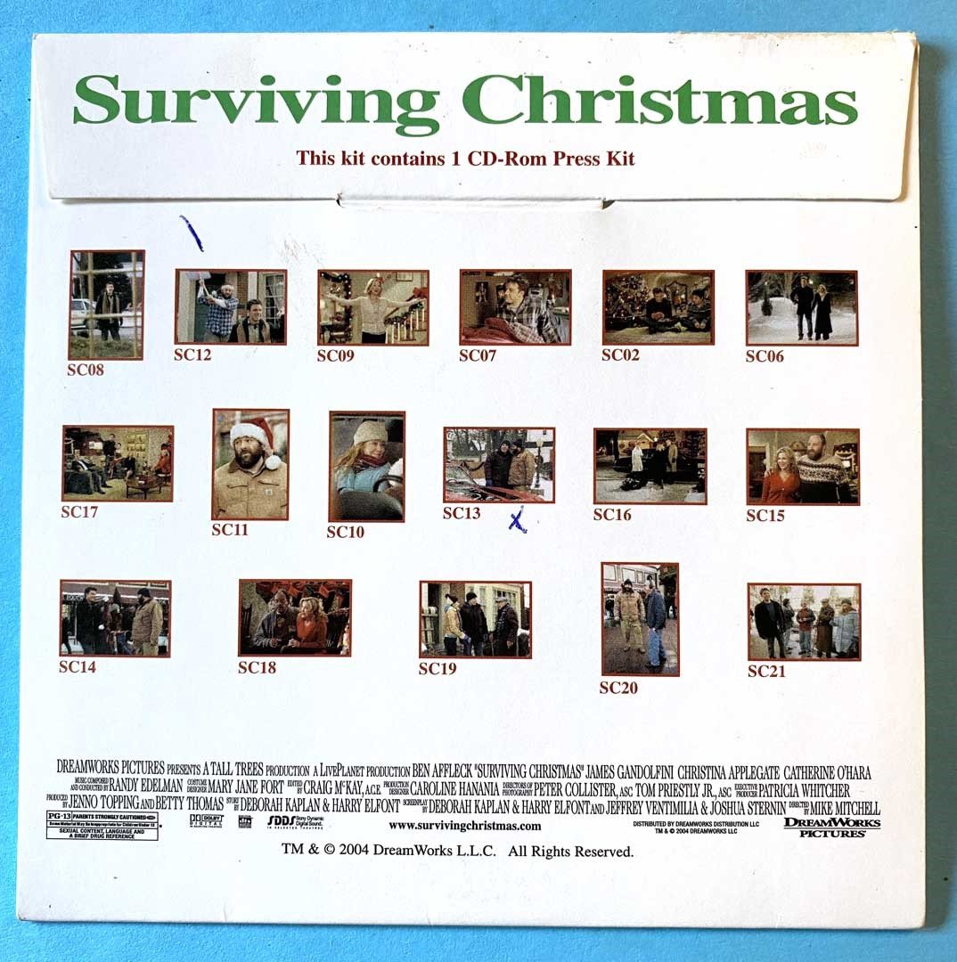 James Gandolfini SURVIVING CHRISTMAS Ben Affleck Christina Applegate press kit