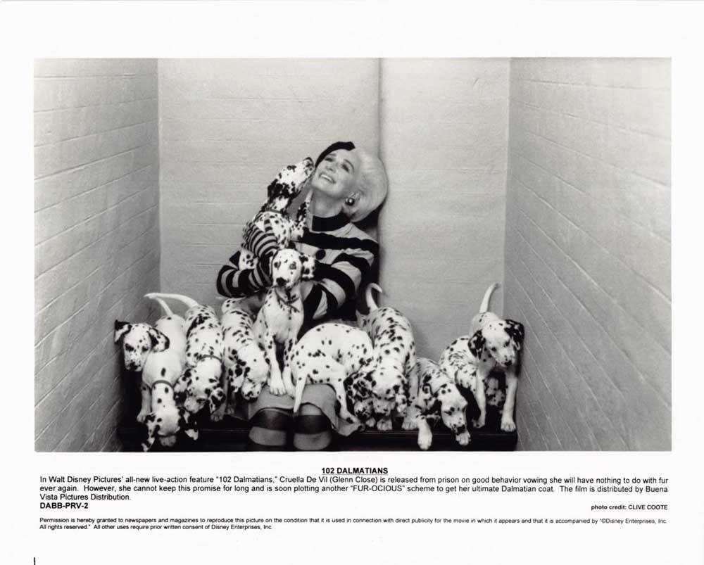 Glenn Close 102 DALMATIONS original 10x8 press photo 2000