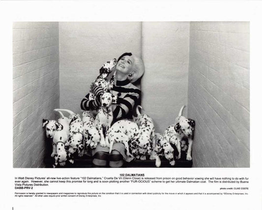 Glenn Close 102 DALMATIONS original 10x8 press photo 2000