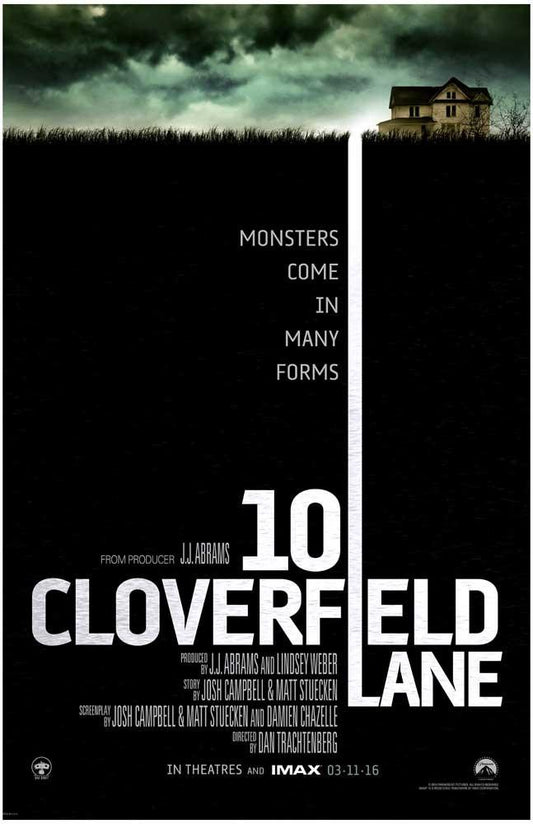 John Goodman 10 CLOVERFIELD LANE Mary Elizabeth Winstead movie poster 11x17