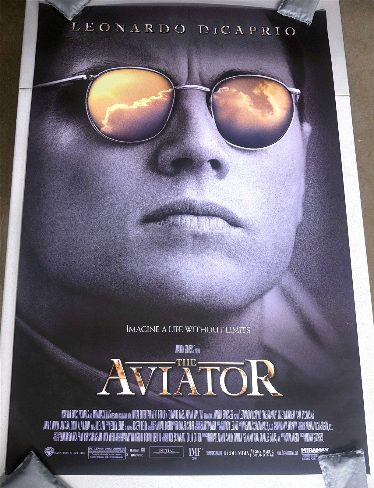 Leonoardo DiCaprio THE AVIATOR Cate Blanchett ORIGINAL 27x40 movie poster