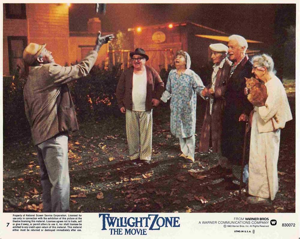 Steven Spielberg Joe Dante TWILIGHT ZONE THE MOVIE original small lobby card set