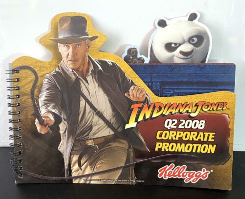 Kellogg's INDIANA JONES KUNG FU PANDA spiral bound promo booklet 2008