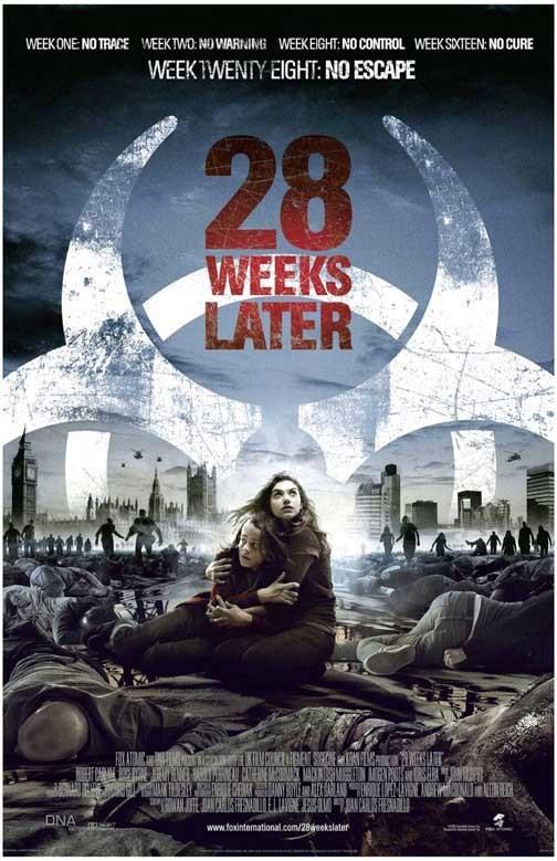 Danny Boyle 28 WEEKS LATER movie poster 11x17