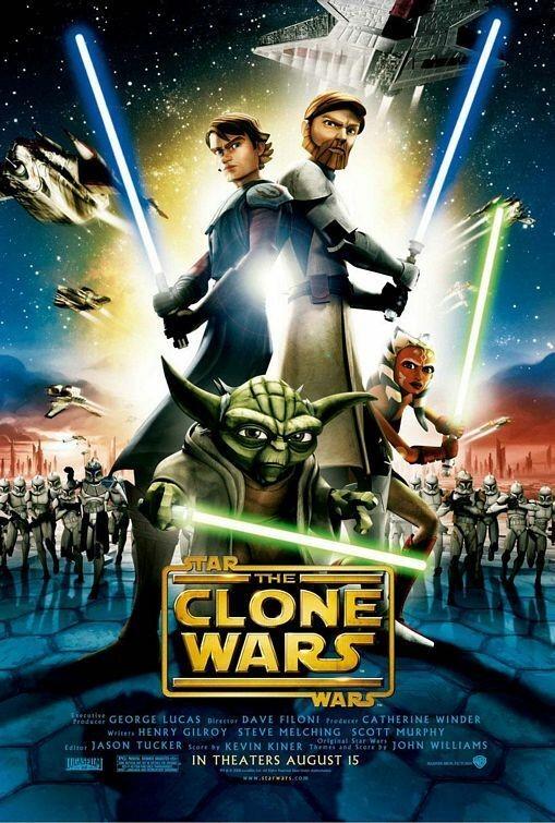 Lucasfilm Star Wars CLONE WARS 27x40 inches original movie poster 2-Sided Ahsoka