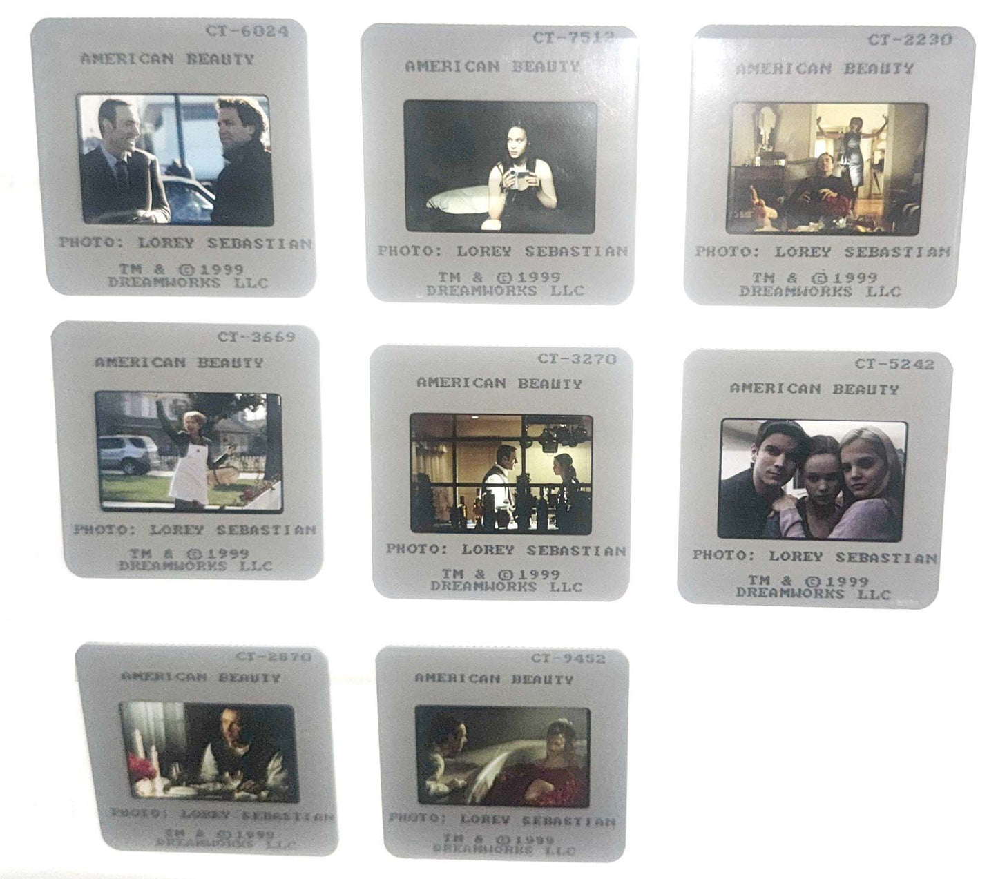 Annette Bening AMERICAN BEAUTY Kevin Spacey original 35mm studio press slides