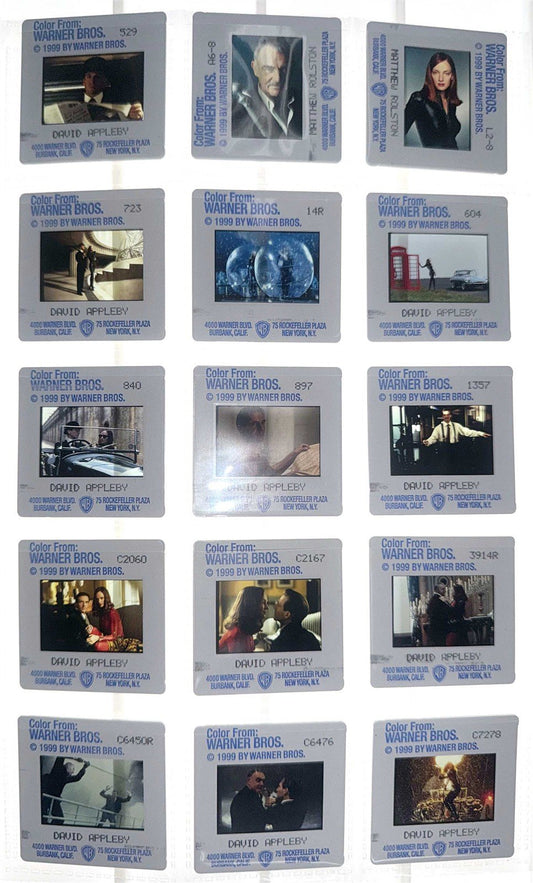 Uma Thurman THE AVENGERS Ralph Fiennes original 35mm studio press slides 1999