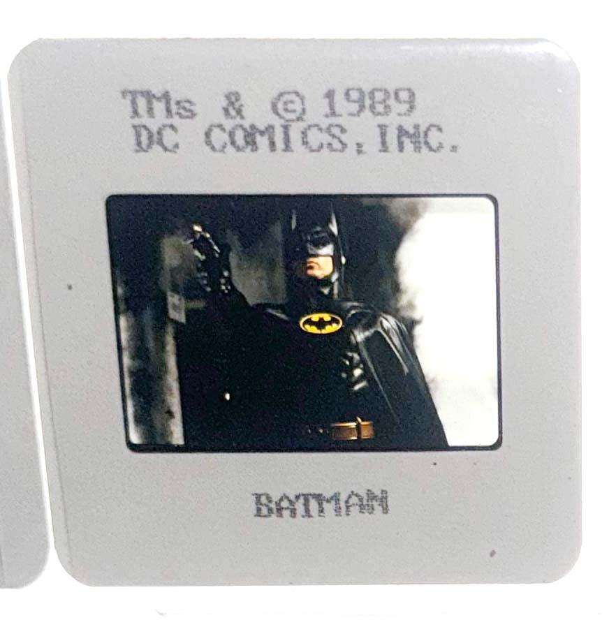 Michael Keaton BATMAN Jack Nicholson original 35mm studio press slides 1989