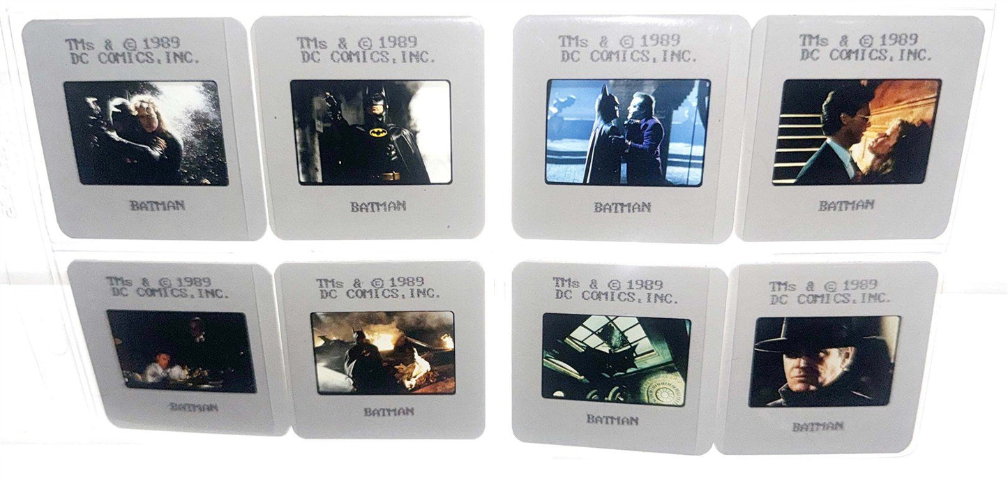 Michael Keaton BATMAN Jack Nicholson original 35mm studio press slides 1989