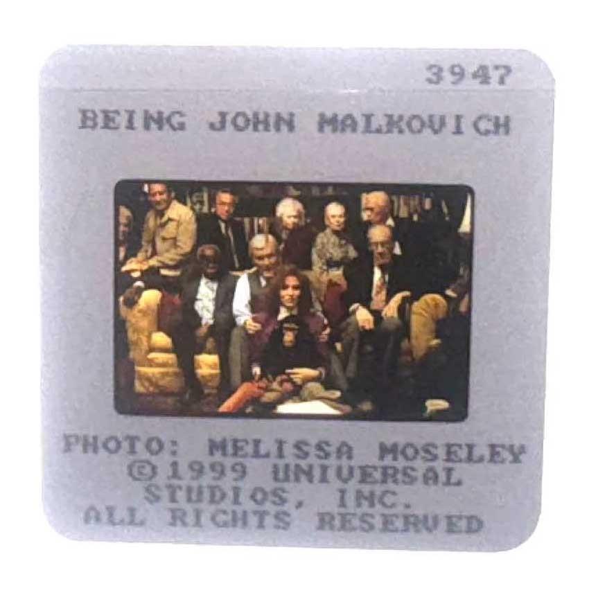 John Cusack BEING JOHN MALKOVICH Cameron Diaz original 35mm studio press slides