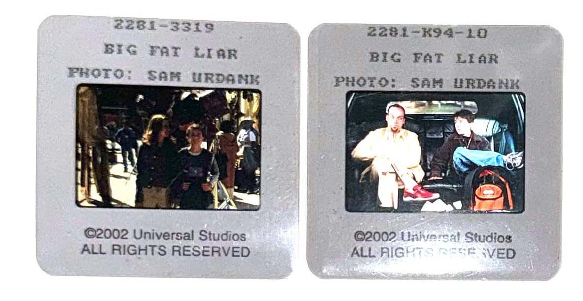 Frankie Muniz BIG FAT LIAR Amanda Bynes Paul Giamatti original 35mm press slides