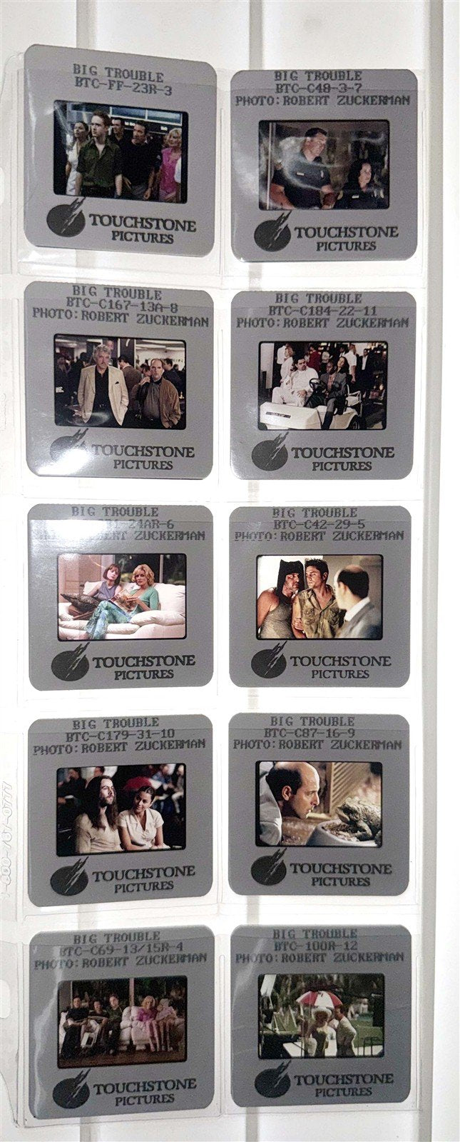 Tim Allen BIG TROUBLE Rene Russo original 35mm studio press slides