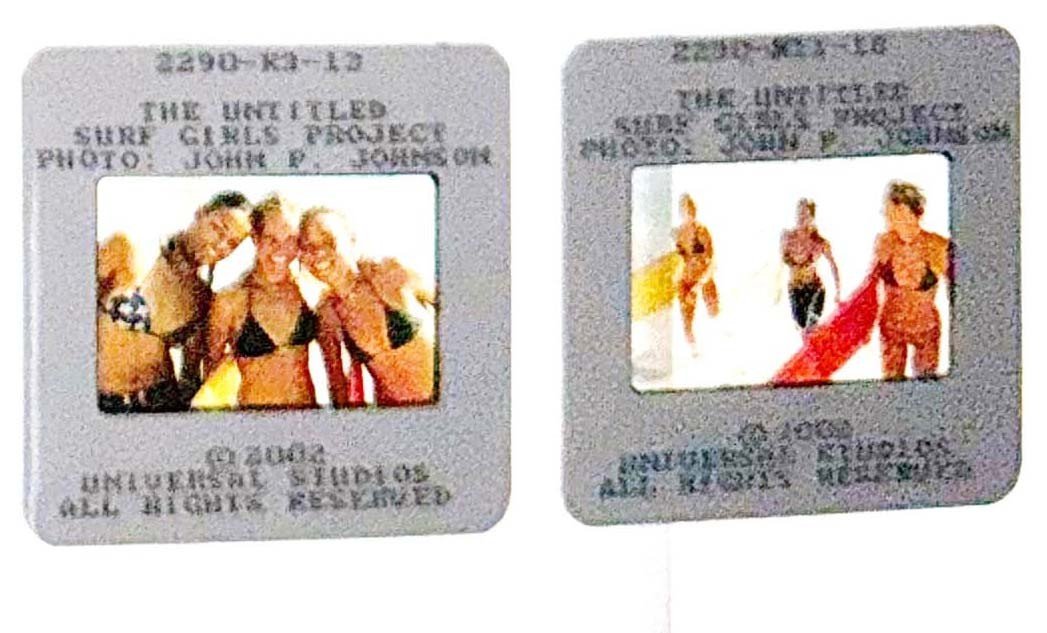 Kate Bosworth BLUE CRUSH Michelle Rodriguez original 35mm studio press slides