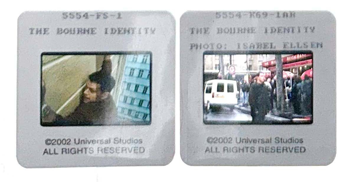 Matt Damon BOURNE IDENTITY original 35mm studio press slides