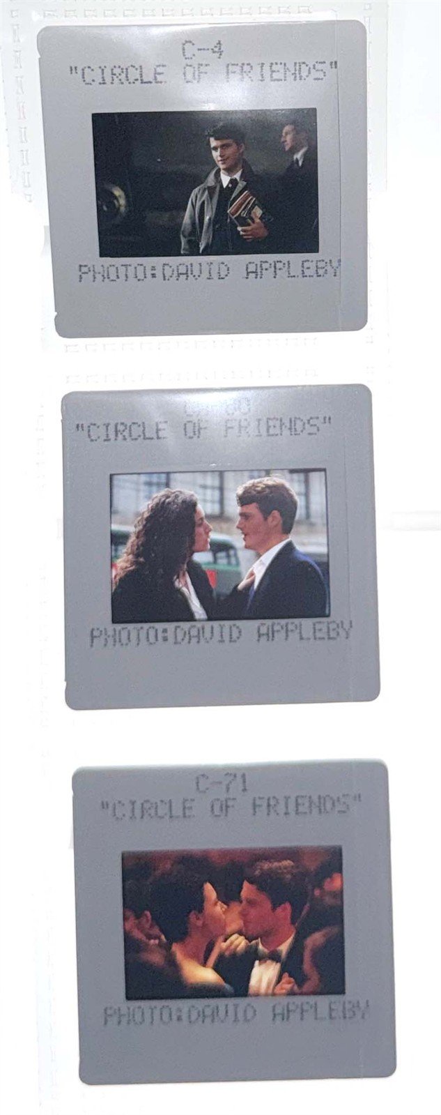 Chris O'Donnell CIRCLE OF FRIENDS Saffron Burrows original 35mm press slides