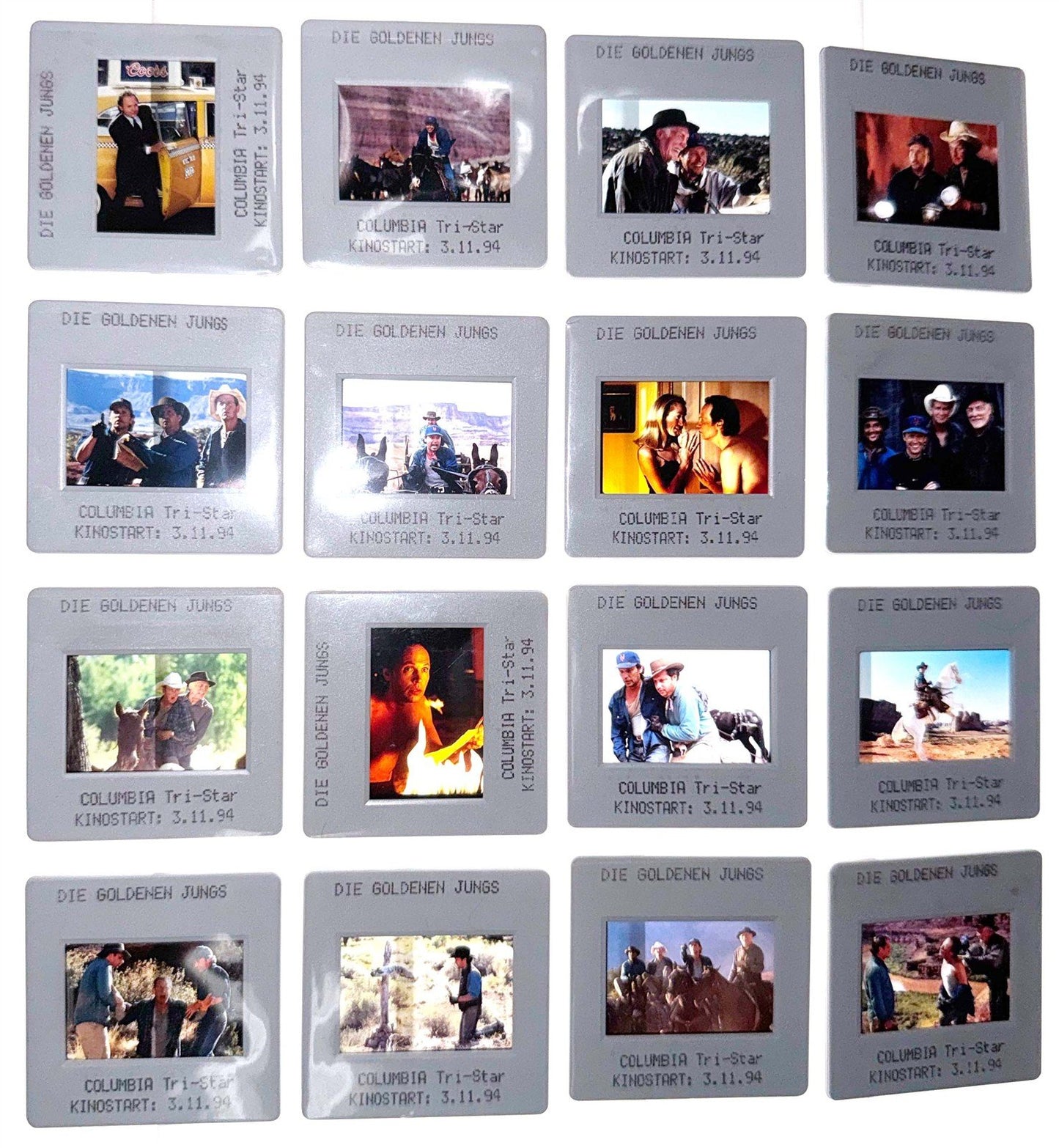 Billy Crystal CITY SLICKERS 2 Daniel Stern original 35mm studio press slides