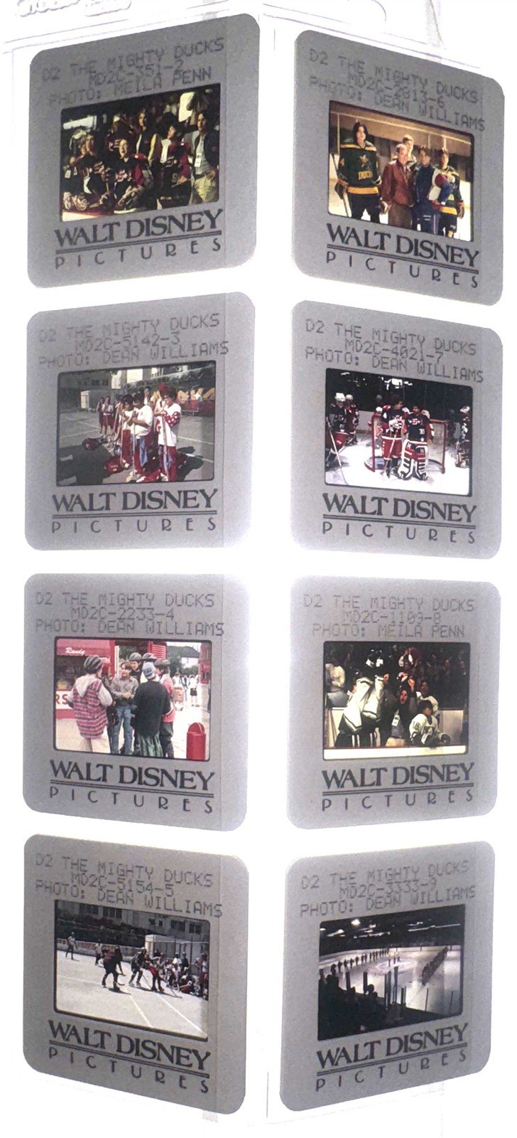 Emilio Estevez D2 THE MIGHTY DUCKS Kathryn Erbe original 35mm press slides