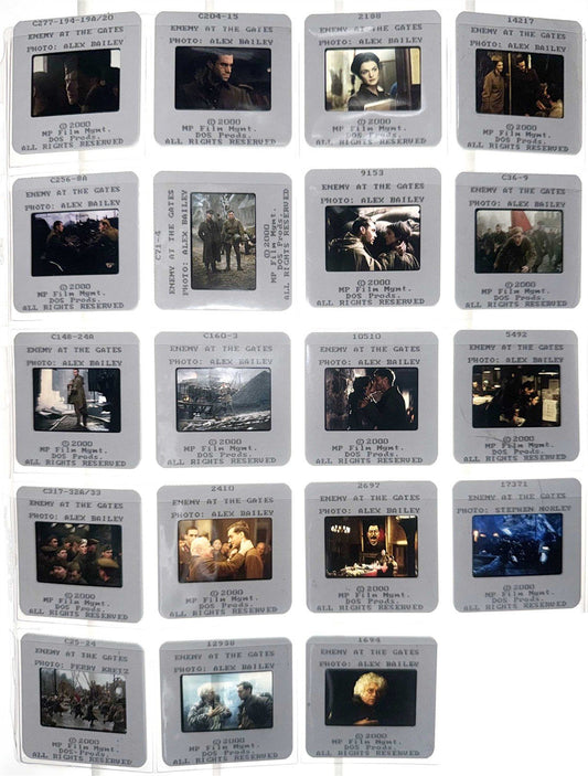 Jude Law ENEMY AT THE GATES Joseph Fiennes original 35mm studio press slides