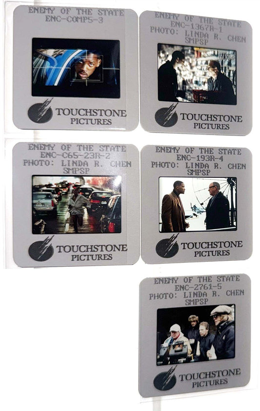 Will Smith ENEMY OF THE STATE Gene Hackman original 35mm studio press slides
