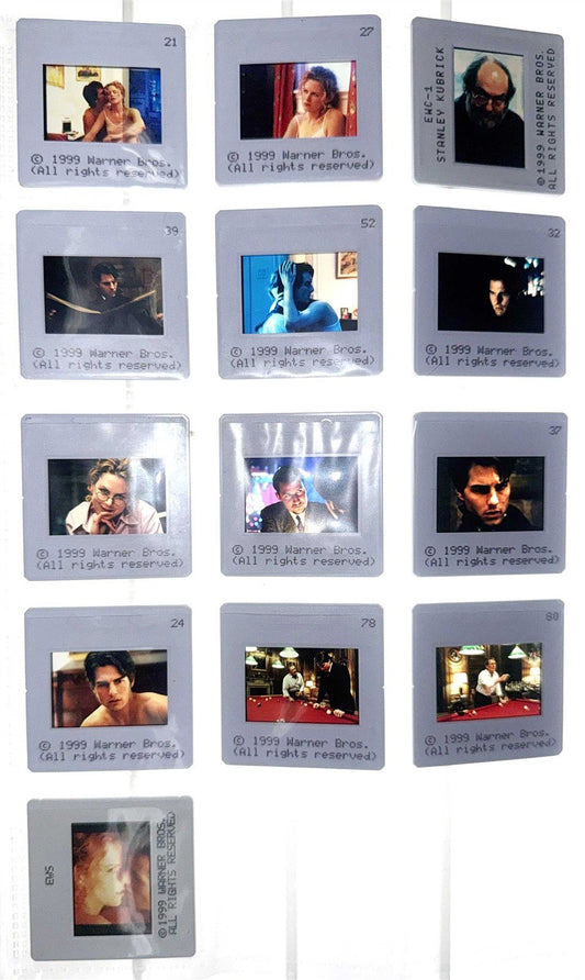 Tom Cruise EYES WIDE SHUT Nicole Kidman 35mm press slides Stanley Kubrick