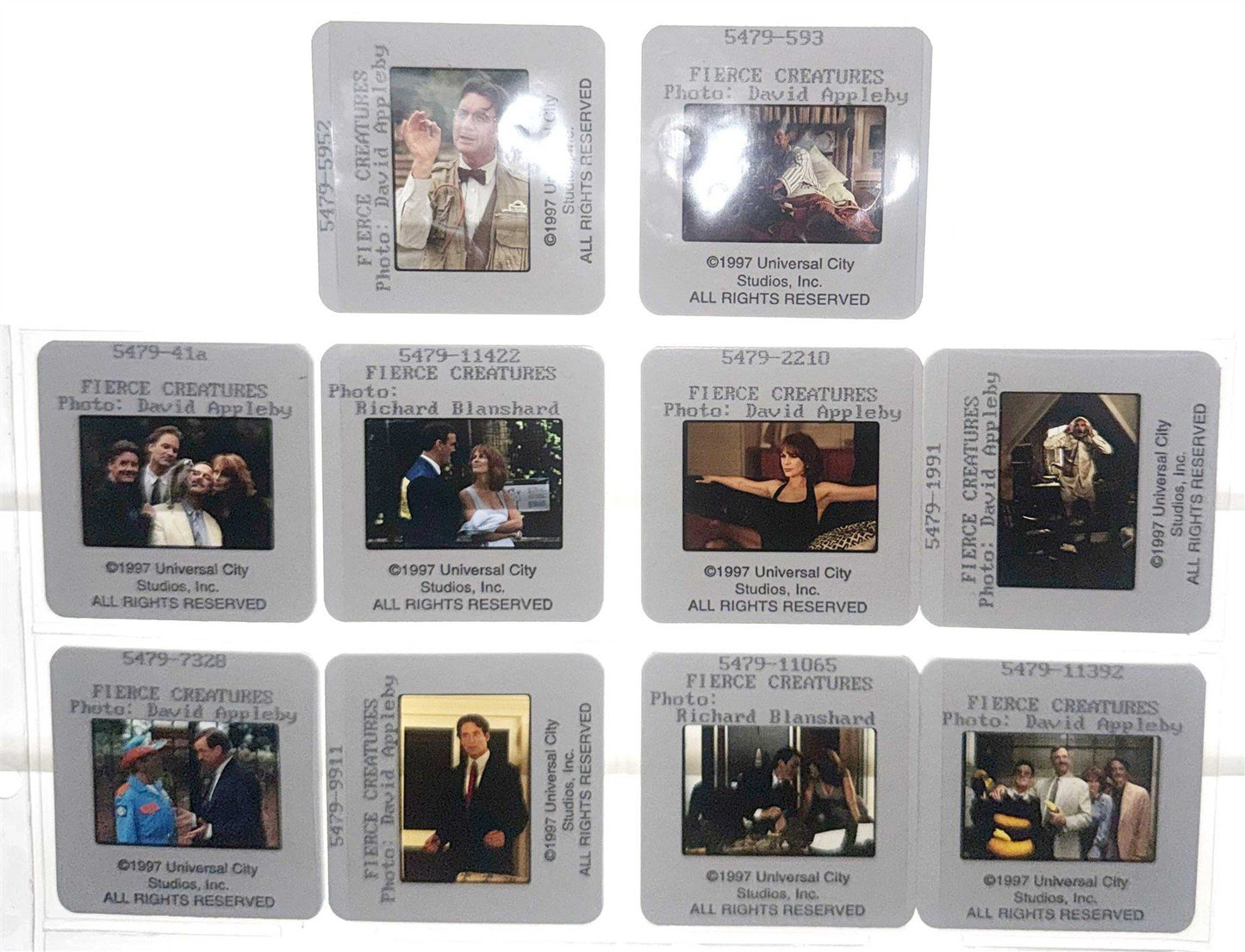 Jamie Lee Curtis FIERCE CREATURES John Cleese original 35mm studio press slides
