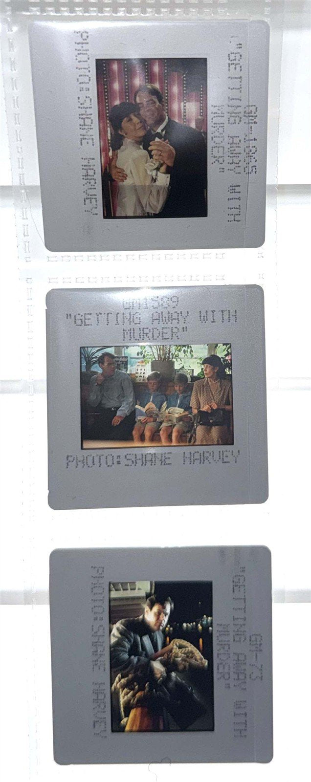 Dan Aykroyd GETTING AWAY WITH MURDER Lily Tomlin original 35mm press slides