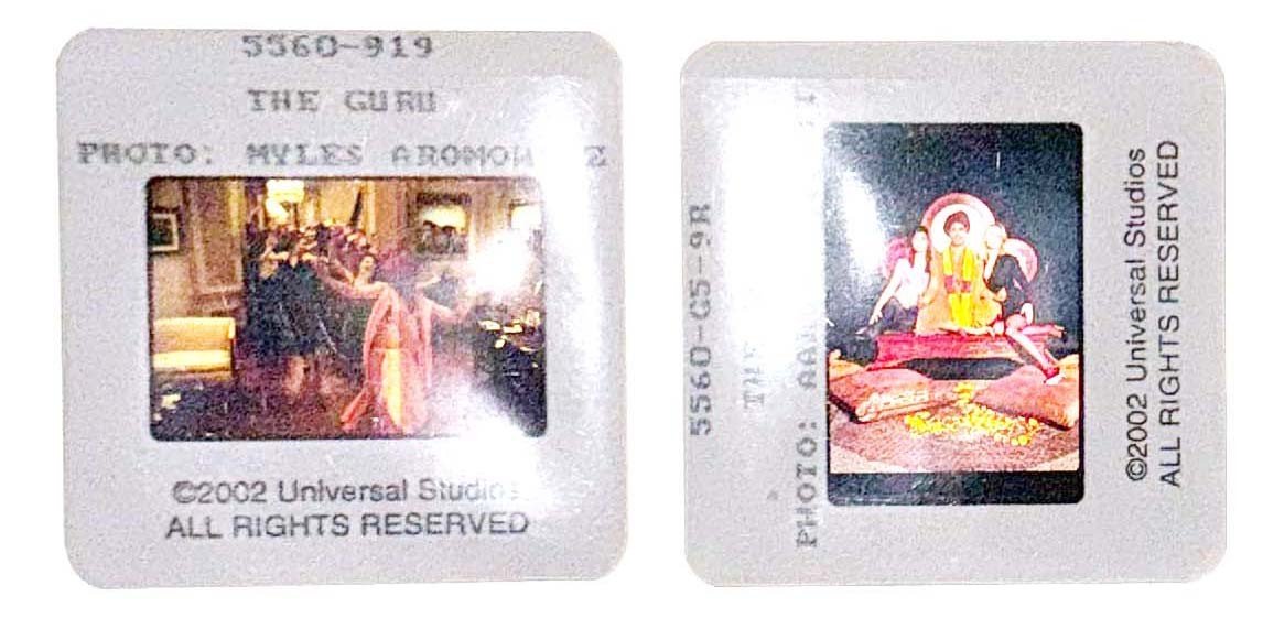 Heather Graham THE GURU Marisa Tomei original 35mm studio press slides 2002