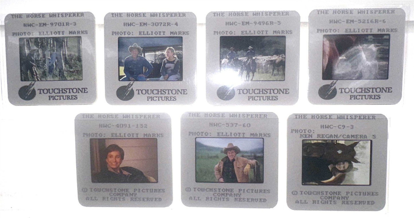 Robert Redford HORSE WHISPERER Kristin Scott Thomas original 35mm press slides