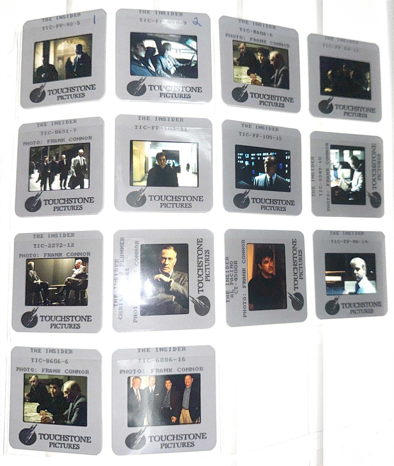 Russell Crowe THE INSIDER Al Pacino Christopher Plummer 35mm press slides