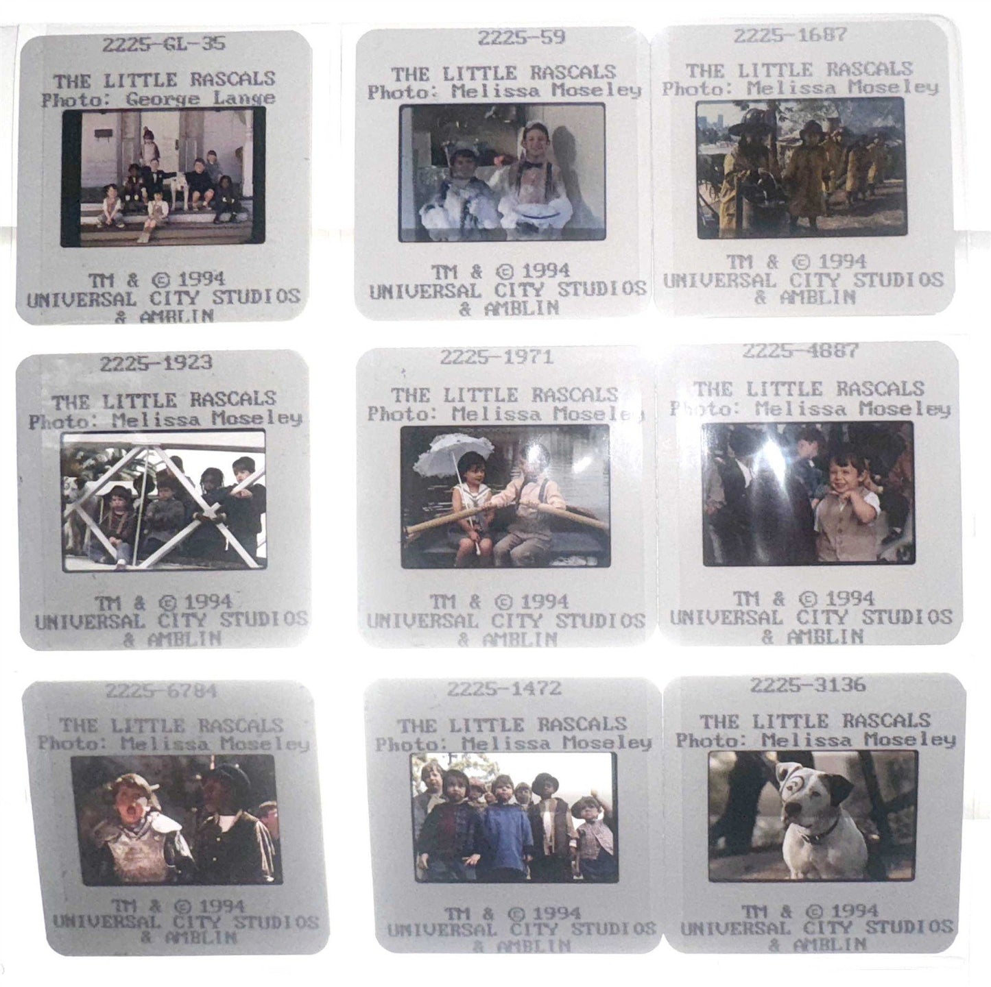 THE LITTLE RASCALS original 35mm studio press slides 1994