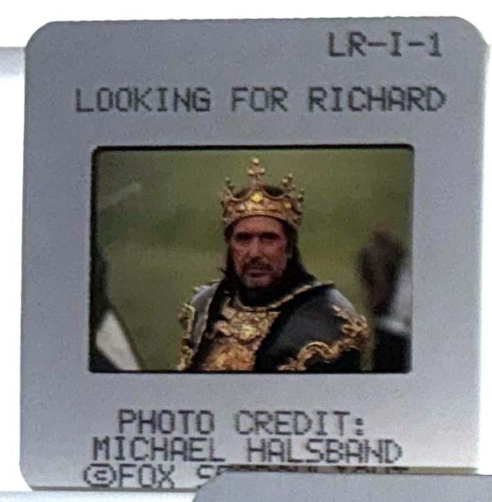 Al Pacino LOOKING FOR RICHARD Alec Baldwin original 35mm studio press slides