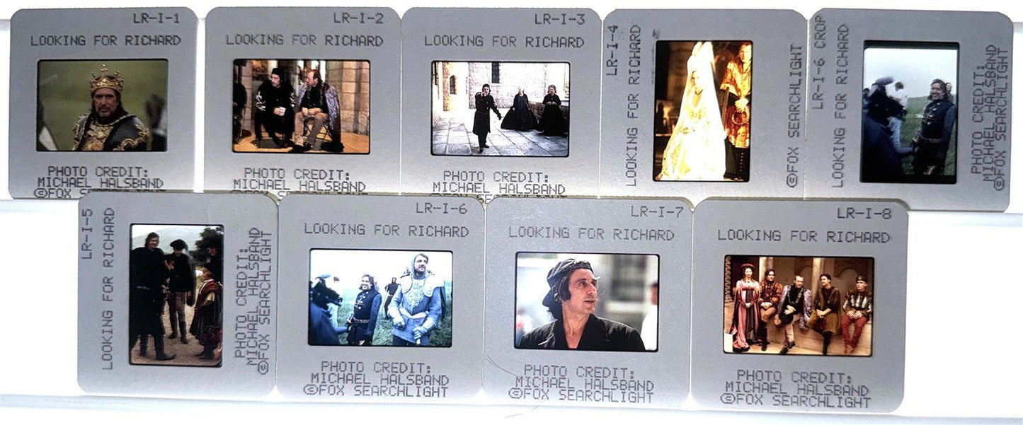 Al Pacino LOOKING FOR RICHARD Alec Baldwin original 35mm studio press slides