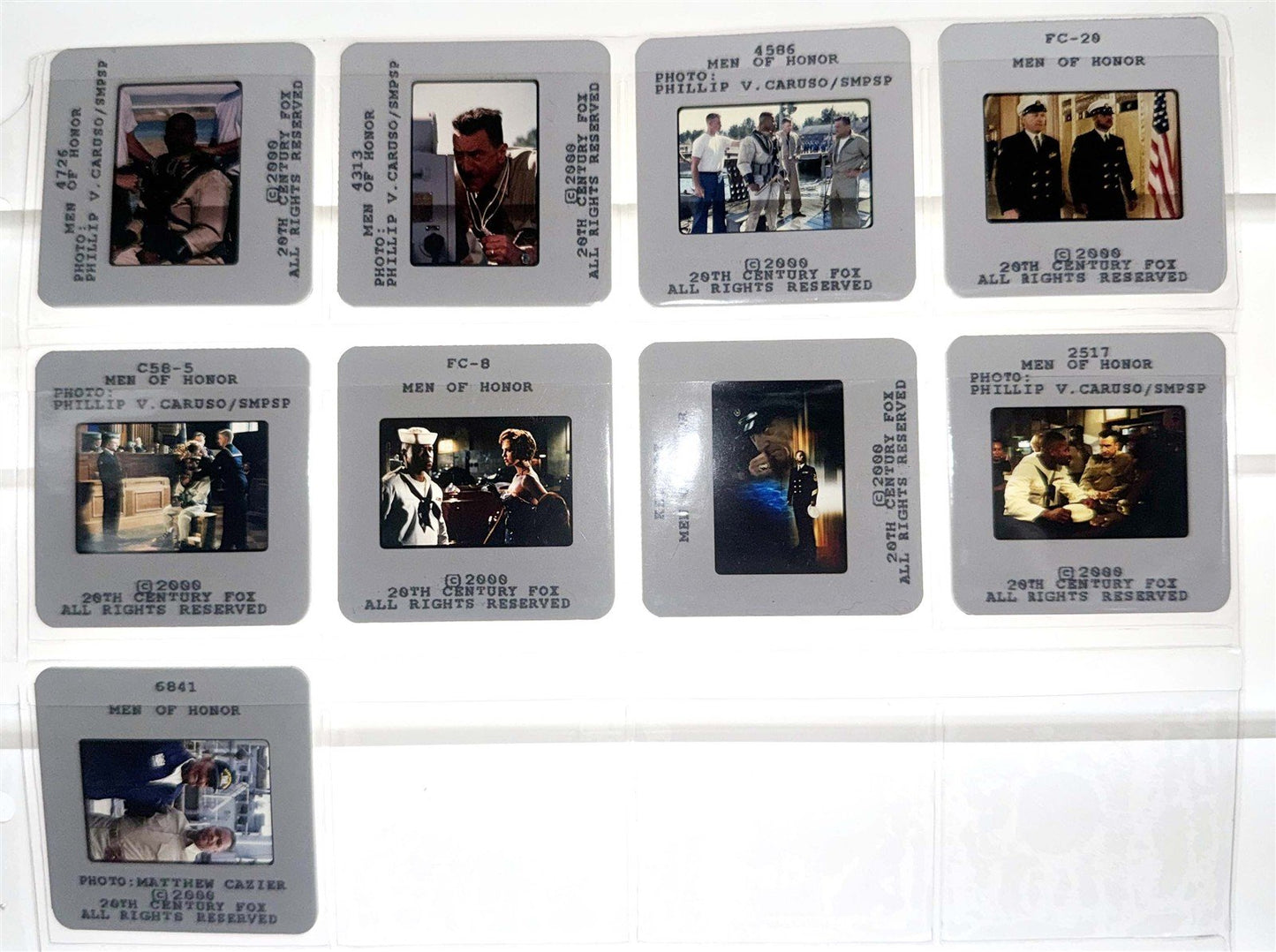 Cuba Gooding Jr MEN OF HONOR Robert DeNiro original 35mm studio press slides