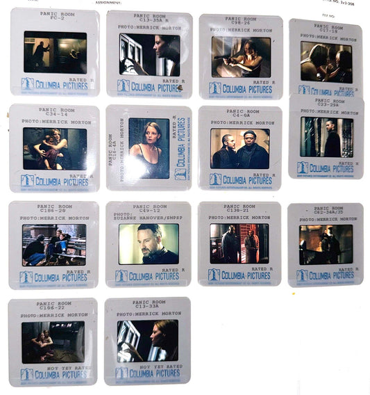 Jodie Foster PANIC ROOM Kristen Stewart original 35mm studio press slides