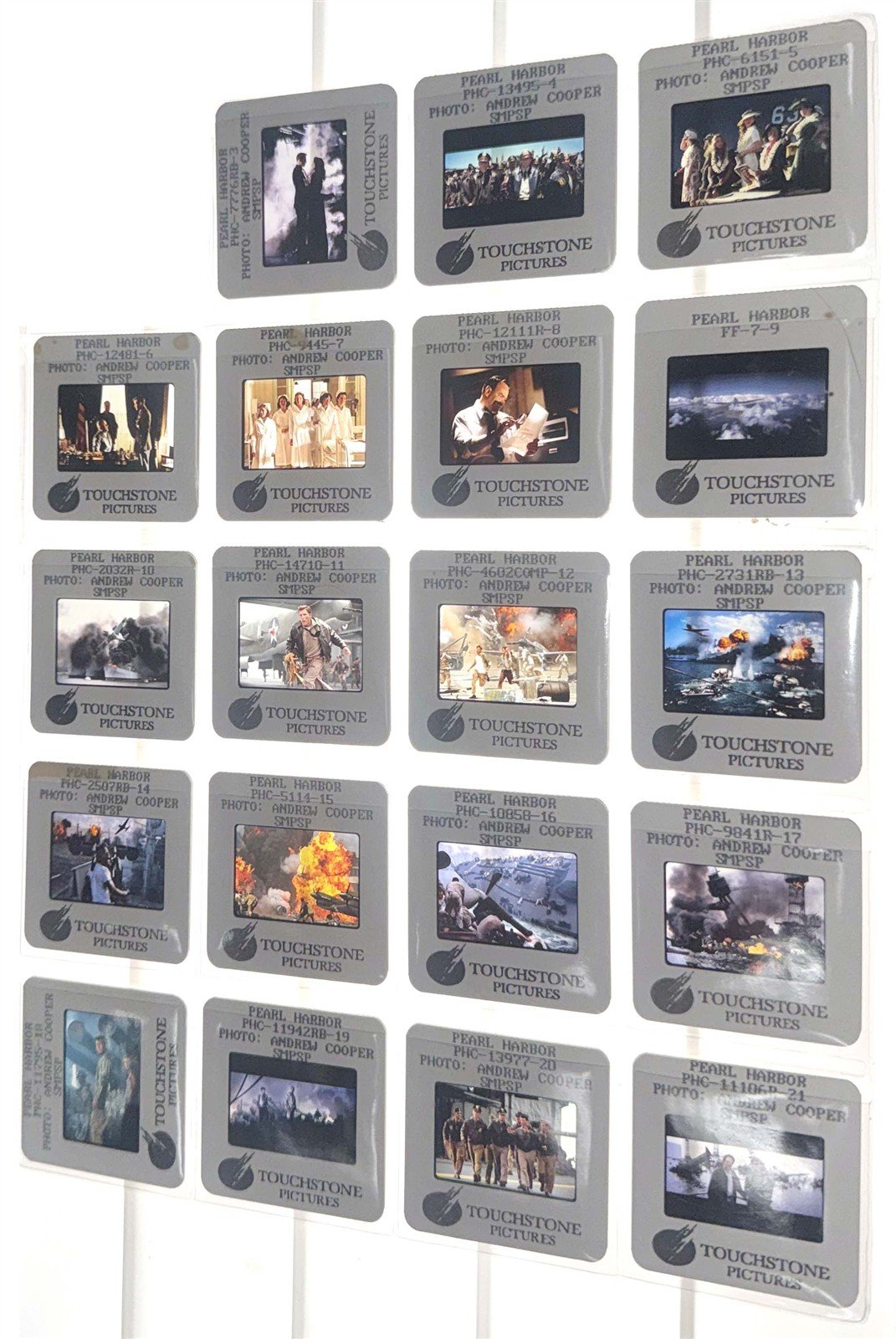 Ben Affleck PEARL HARBOR Kate Beckinsale original 35mm studio press slides