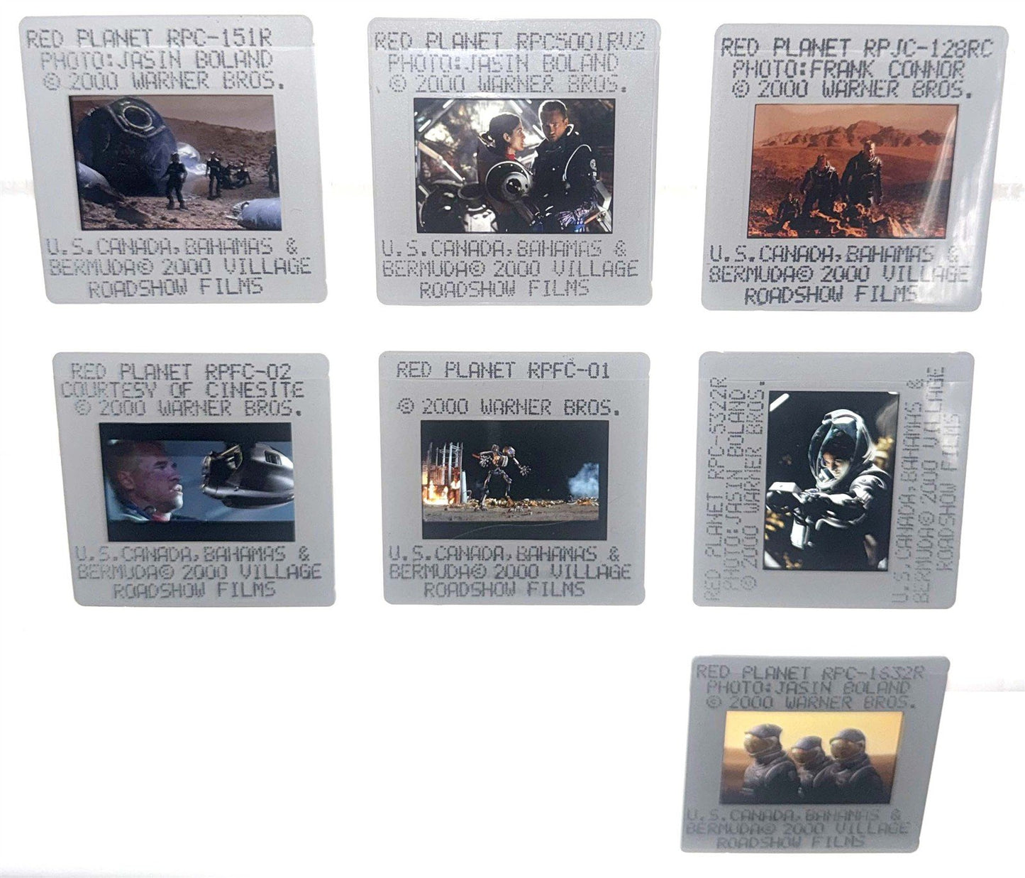 Carrie-Anne Moss RED PLANET Val Kilmer original 35mm press slides 2000