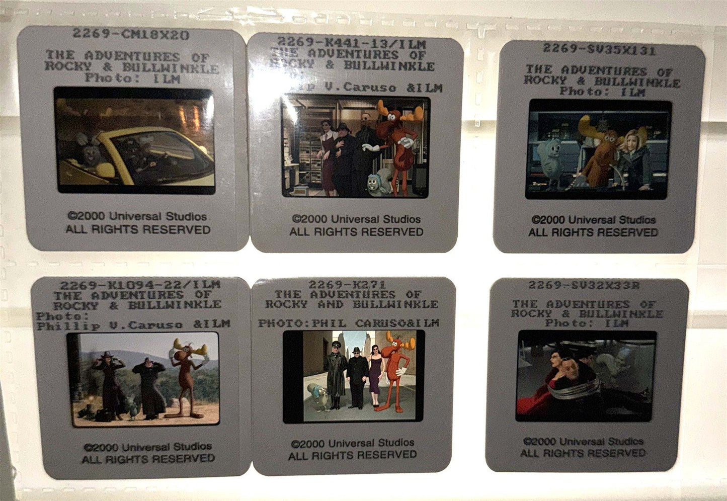 ADVENTURES OF ROCKY & BULLWINKLE original 35mm studio press slides