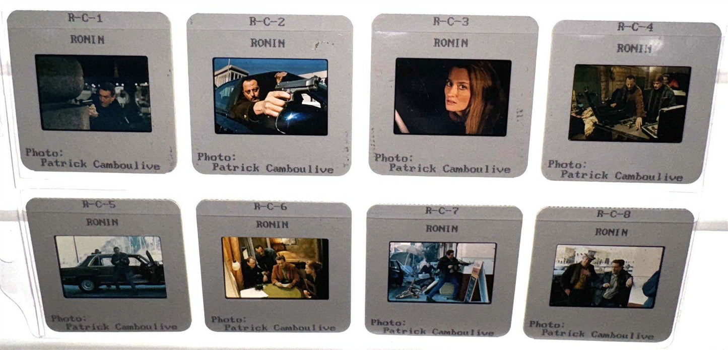 Robert DeNiro RONIN Sean Bean Jean Reno original 35mm studio press slides