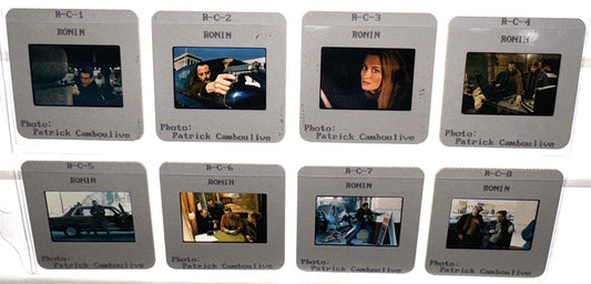 Robert DeNiro RONIN Sean Bean Jean Reno original 35mm studio press slides
