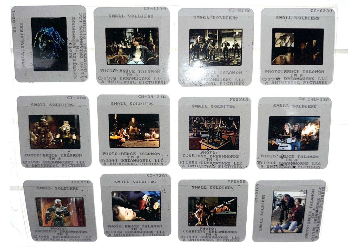 Kirsten Dunst SMALL SOLDIERS Robert Picardo original 35mm press slides