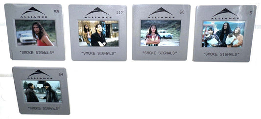 Adam Beach SMOKE SIGNALS Irene Bedard original 35mm studio press slides