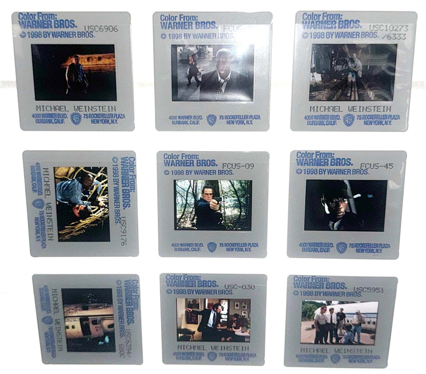Tommy Lee Jones U.S. MARSHALS Wesley Snipes original 35mm press slides 1998