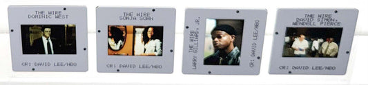 Dominic West HBO's THE WIRE Larry Gilliard Jr original press color 35mm slides